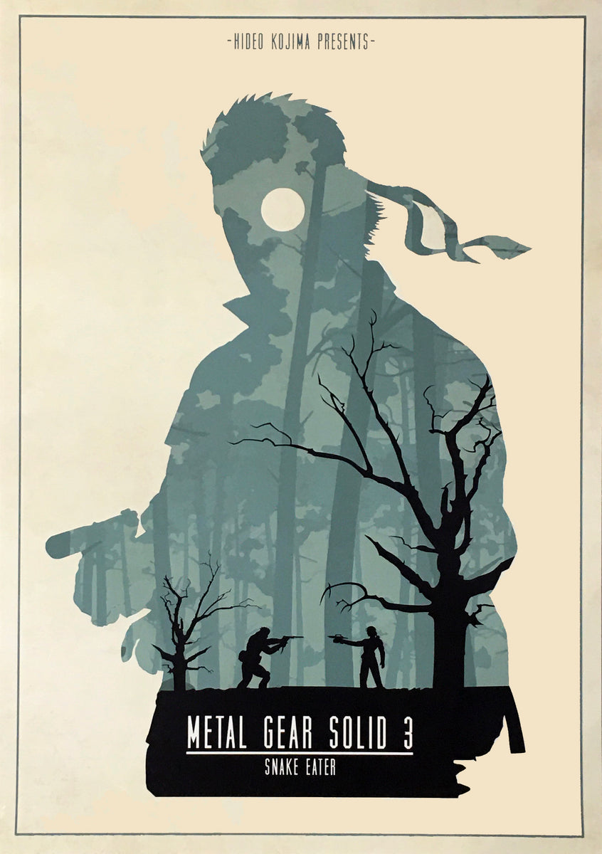 Metal Gear Solid 3 Snake Eater Poster – Head Space