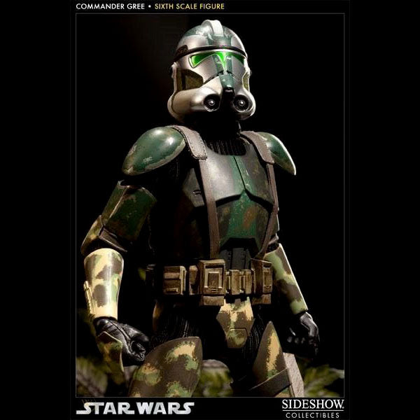 Star Wars 41st Elite Corps Clone Commander Gree Head Space