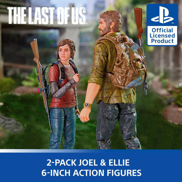 The Last of Us The Shapes Collection Joel & Ellie 6" Action Figure Two-Pack
