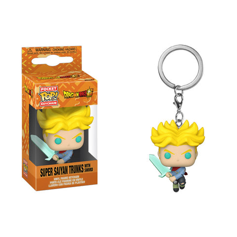 Funko Pocket Pop! Keychain: Dragon Ball Super - Super Saiyan Trunks with Sword