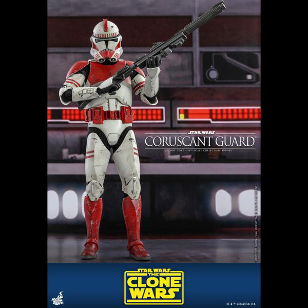 Coruscant Guard Sixth Scale Collectible Figure by Hot Toys ( opened item )