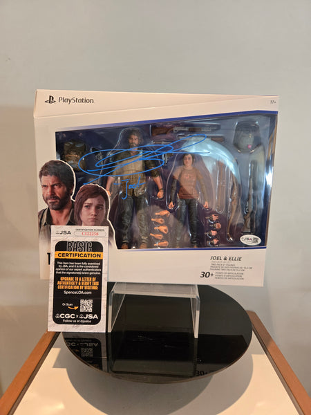 The Last of Us The Shapes Collection Joel & Ellie 6" Action Figure Two-Pack - Signed by Troy Baker With Authentication Certificate