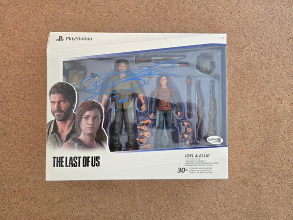 The Last of Us The Shapes Collection Joel & Ellie 6" Action Figure Two-Pack - Signed by Troy Baker With Authentication Certificate