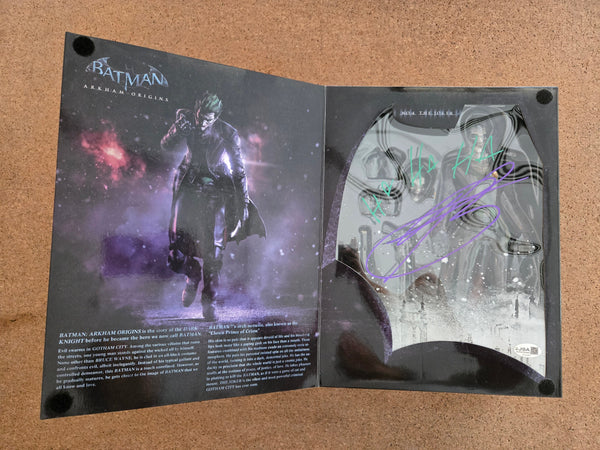 The Joker - Batman Arkham Origins - Signed by Troy Baker with Authentication Certificate