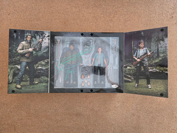 The Last of Us Part II Ultimate Joel and Ellie Action Figure Two-Pack Signed by Troy Baker With Authentication Certificate