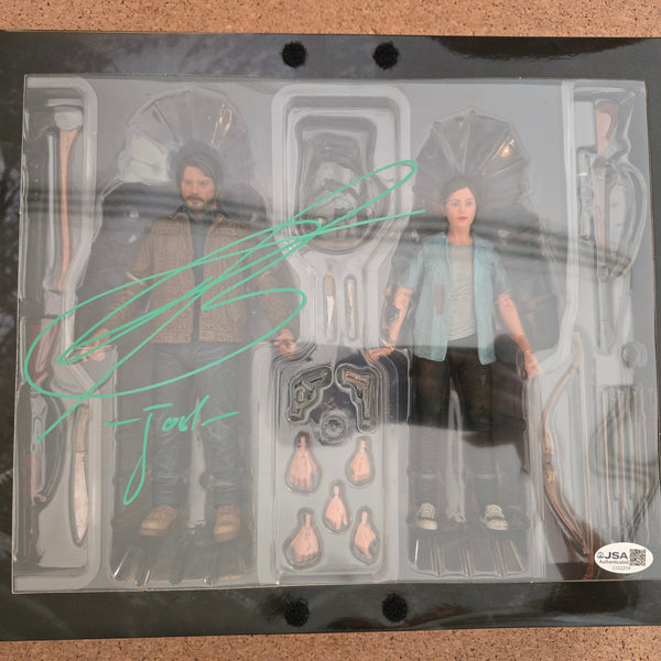 The Last of Us Part II Ultimate Joel and Ellie Action Figure Two-Pack Signed by Troy Baker With Authentication Certificate