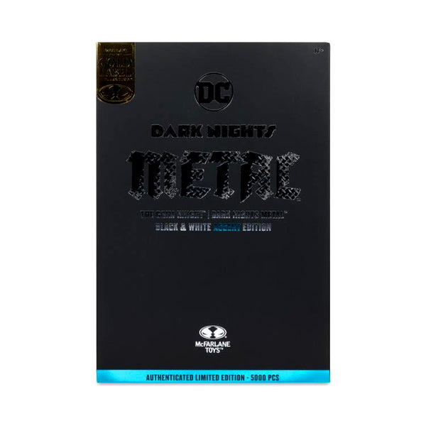 Dark Nights: Metal DC Multiverse The Grim Knight BBTS Exclusive Limited Black & White Accent Edition Figure