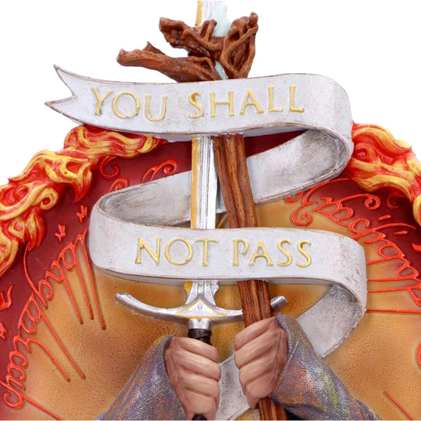The Lord of the Rings You Shall Not Pass Wall Plaque