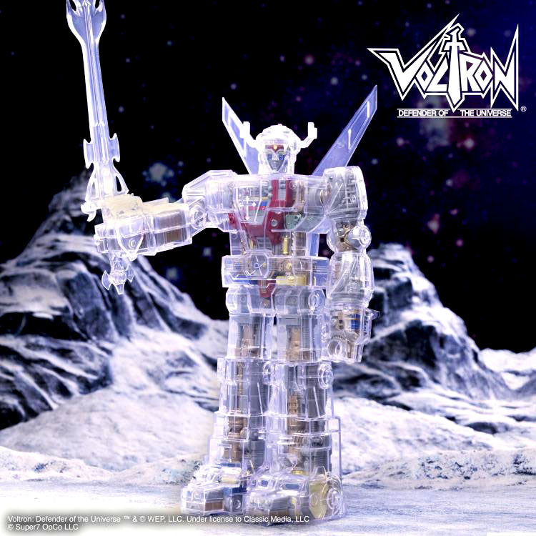 Voltron: Defender of the Universe Super Cyborg Voltron (Clear Ver.) Action Figure