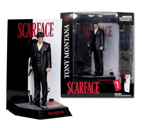 Scarface Movie Maniacs Tony Montana 6" Figure
