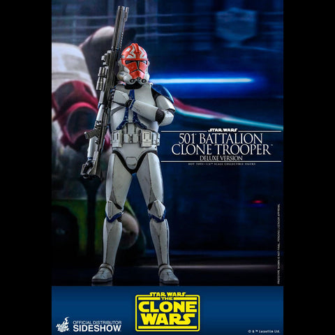 501st Battalion Clone Trooper (Deluxe) Sixth Scale Figure by Hot Toys