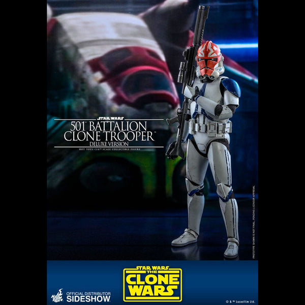 501st Battalion Clone Trooper (Deluxe) Sixth Scale Figure by Hot Toys