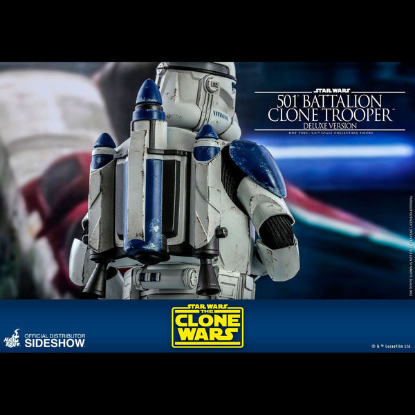 501st Battalion Clone Trooper (Deluxe) Sixth Scale Figure by Hot Toys