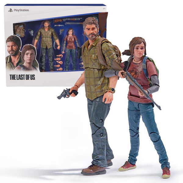 The Last of Us The Shapes Collection Joel & Ellie 6" Action Figure Two-Pack