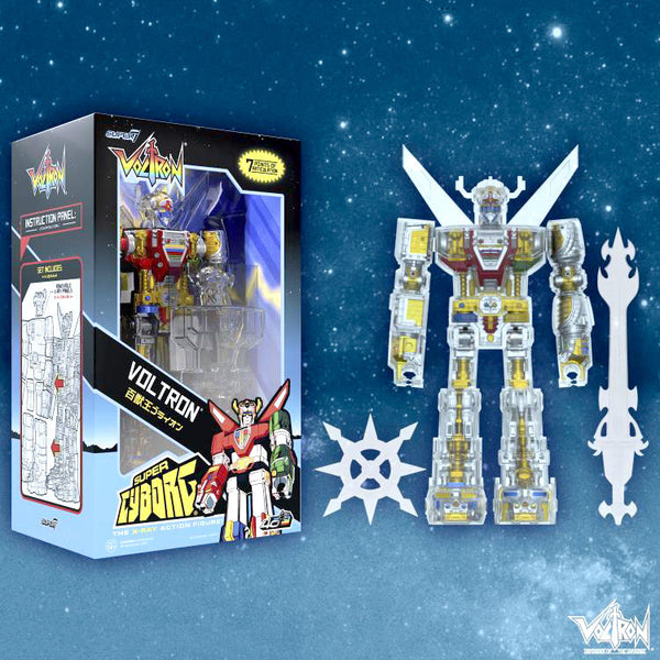 Voltron: Defender of the Universe Super Cyborg Voltron (Clear Ver.) Action Figure