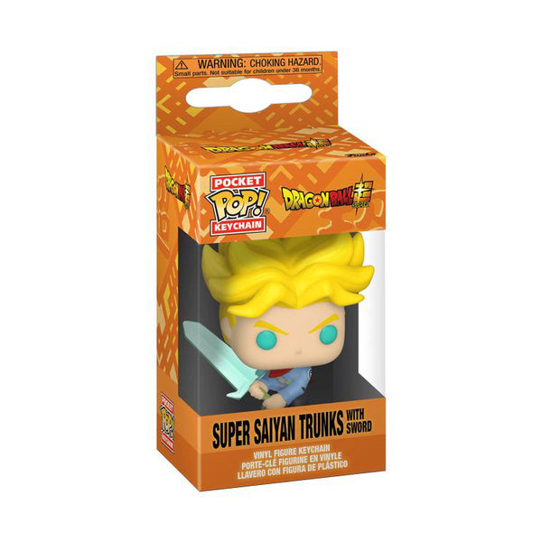 Funko Pocket Pop! Keychain: Dragon Ball Super - Super Saiyan Trunks with Sword