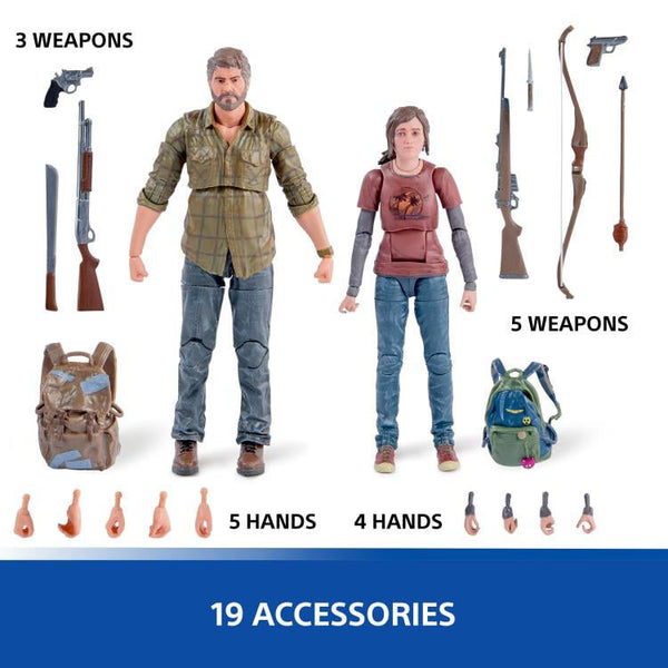 The Last of Us The Shapes Collection Joel & Ellie 6" Action Figure Two-Pack
