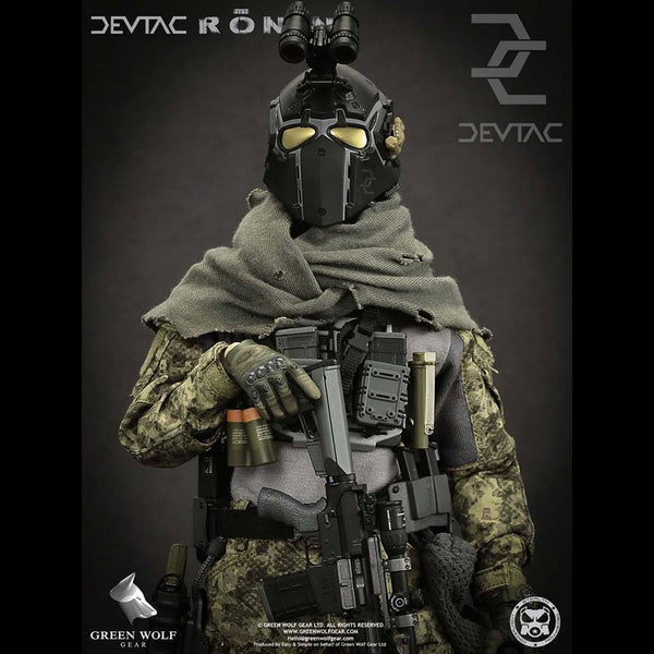 DEVTAC Special Operations Operative Ronin Green Wolf Gear - Machinegun