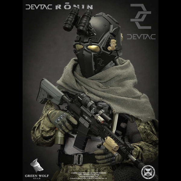 DEVTAC Special Operations Operative Ronin Green Wolf Gear - Machinegun