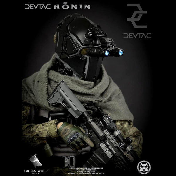 DEVTAC Special Operations Operative Ronin Green Wolf Gear - Machinegun