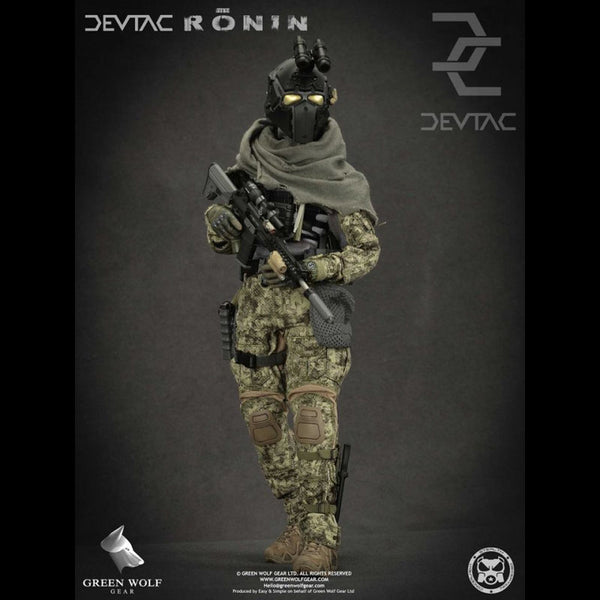 DEVTAC Special Operations Operative Ronin Green Wolf Gear - Machinegun