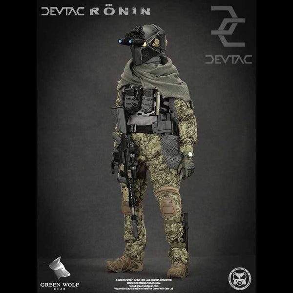 DEVTAC Special Operations Operative Ronin Green Wolf Gear - Machinegun