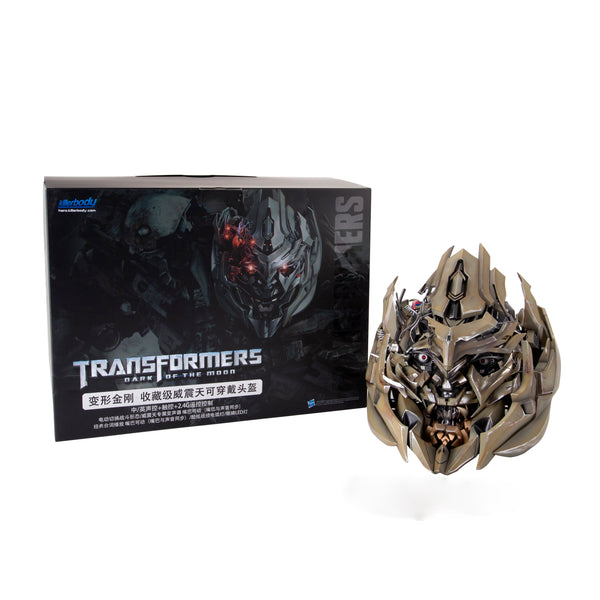 Megatron Wearable Transformers Helmet With Voice Changer and Bluetooth Speaker Base