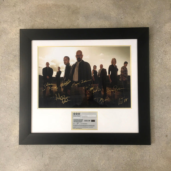 Breaking Bad Cast Autographs - Certified Poster