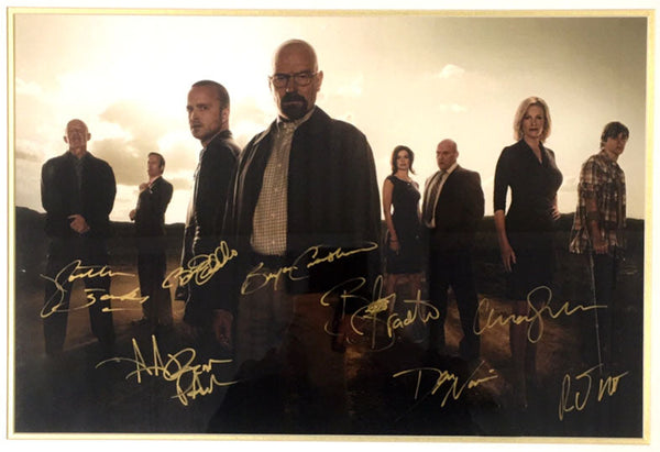 Breaking Bad Cast Autographs - Certified Poster