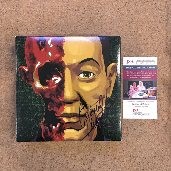 Breaking Bad Gus Fring Burned Face (Entertainment Earth Exclusive) Signed by Breaking Bad Gus Fring Burned Face