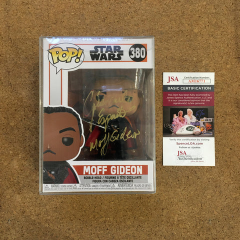 Funko Pop! Moff Gideon Signed by Giancarlo Giuseppe Alessandro Esposito