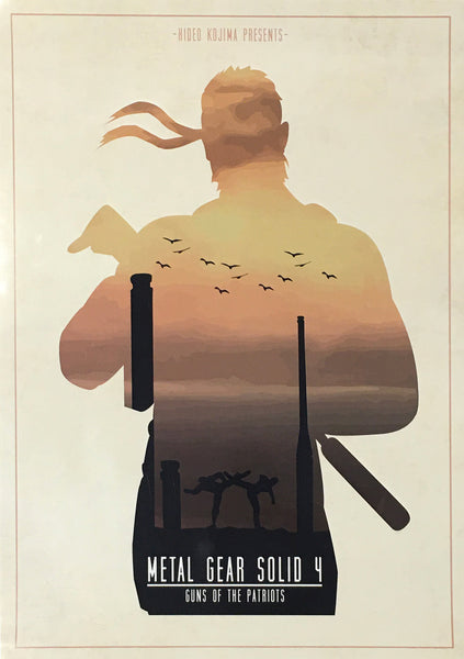Metal Gear Solid 4 Guns of the Patriots Poster