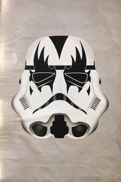 Kiss x stormrooper Mesh Up Poster