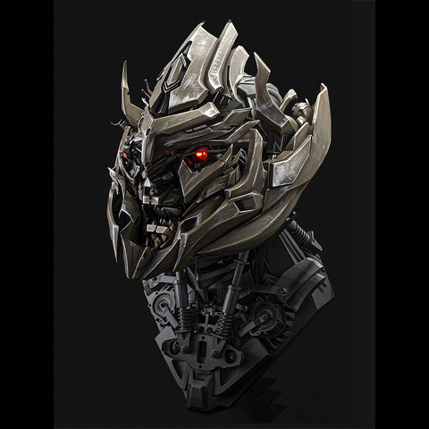 Megatron Wearable Transformers Helmet With Voice Changer and Bluetooth Speaker Base
