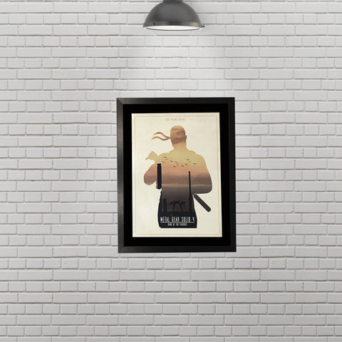 Metal Gear Solid 4 Guns of the Patriots Poster