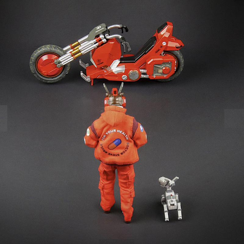 TEQ63 OTOMO 1/12 DELUXE FIGURE SET MIDDLE EAST SHARED EXCLUSIVE (DEVIL TOYS X QUICCS): Signed by QUICCS