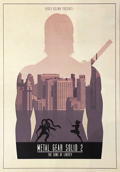 Metal Gear Solid 2 The Sons of Liberty Poster