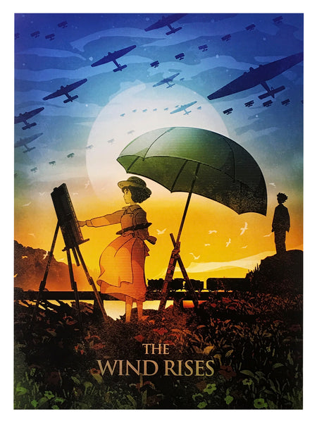 The Wind Rises Poster by Albert Cagnef