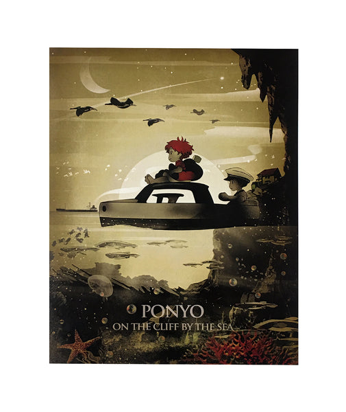 Ponyo on the Cliff by the Sea Poster