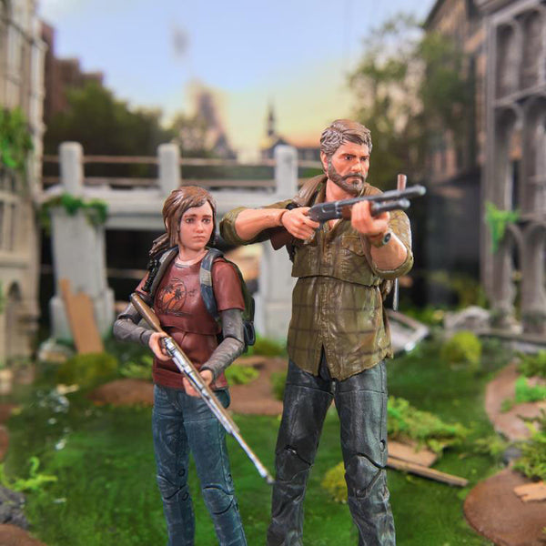 The Last of Us The Shapes Collection Joel & Ellie 6" Action Figure Two-Pack
