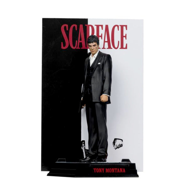 Scarface Movie Maniacs Tony Montana 6" Figure