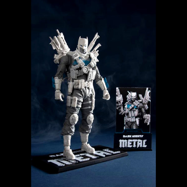 Dark Nights: Metal DC Multiverse The Grim Knight BBTS Exclusive Limited Black & White Accent Edition Figure