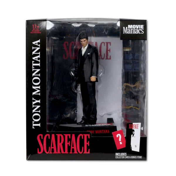 Scarface Movie Maniacs Tony Montana 6" Figure