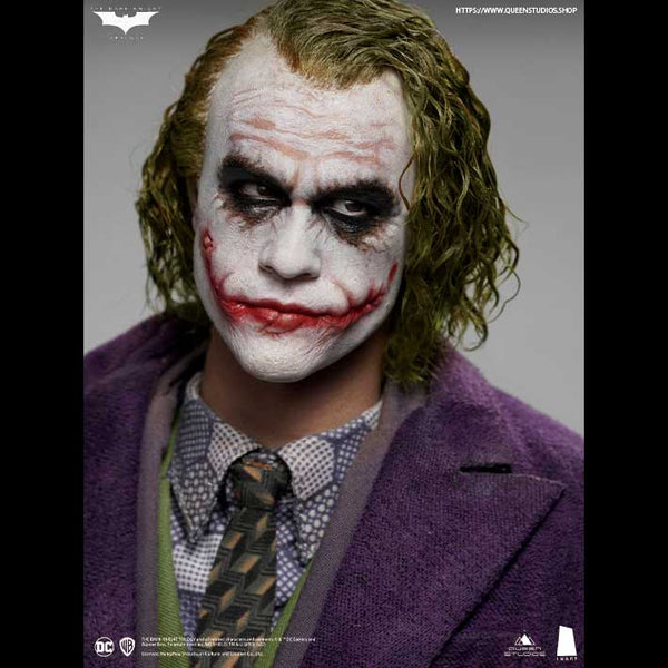 Queen Studios InArt The Dark Knight Joker (Heath Ledger) 1/6 Action Figure Twin Pack Sculpture Hair Ve