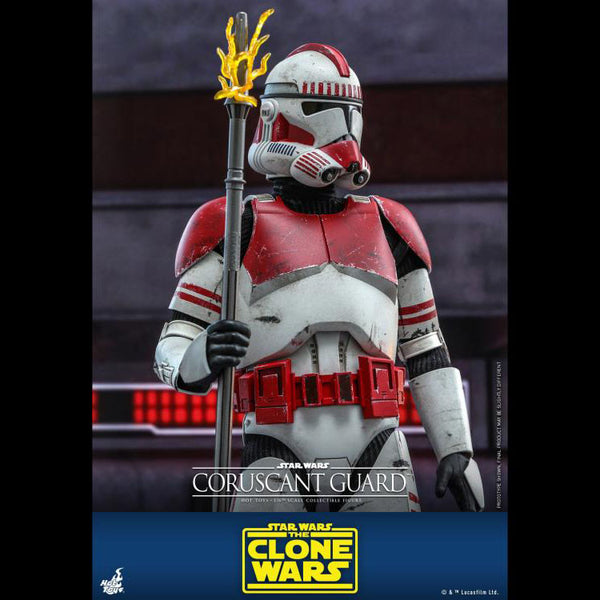 Coruscant Guard Sixth Scale Collectible Figure by Hot Toys ( opened item )