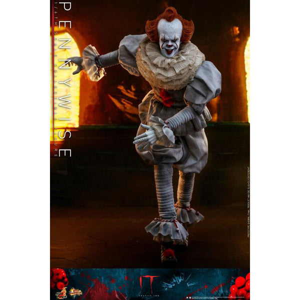 IT Chapter 2 MMS555 Pennywise 1/6th Scale Collectible Figure ( opened item )