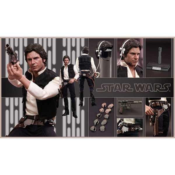 Star Wars: A New Hope MMS261 Han Solo 1/6th Scale Collectible Figure ( Not Sealed - As New )