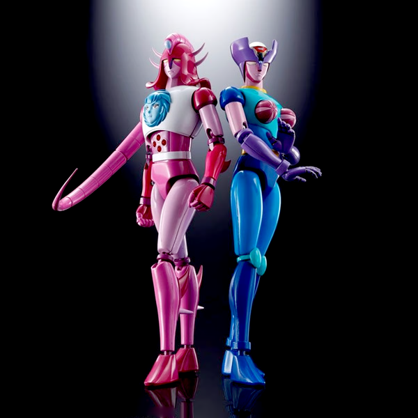 SOUL OF CHOGOKIN GX-108 RHEIN X1 & GX-11R DIANAN A – DIE-CAST FIGURE BY BANDAI TAMASHII