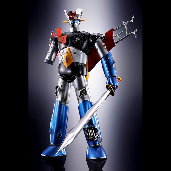 SOUL OF CHOGOKIN GX-105 MAZINGER Z KAKUMEI SHINKA – DAMAGE VERSION DIE-CAST FIGURE BY BANDAI TAMASHII
