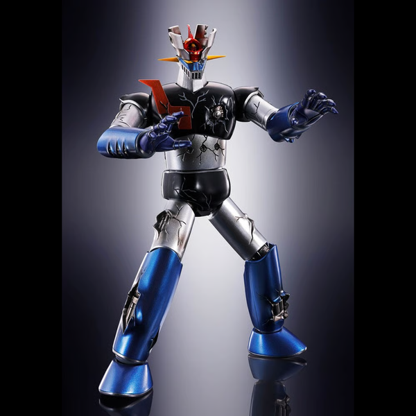 SOUL OF CHOGOKIN GX-105 MAZINGER Z KAKUMEI SHINKA – DAMAGE VERSION DIE-CAST FIGURE BY BANDAI TAMASHII